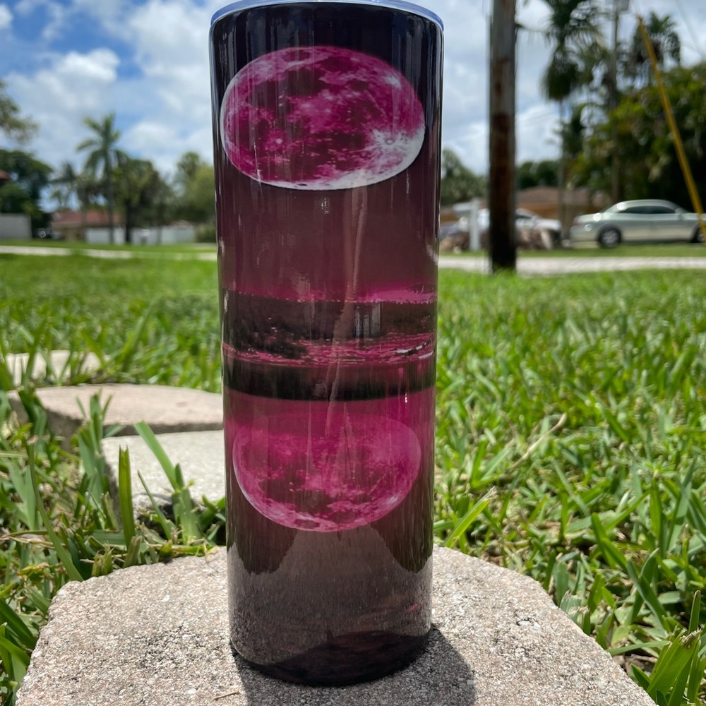 Pink Moon tumbler